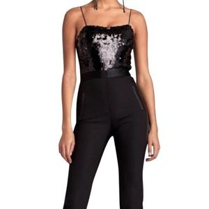 (NWOT) Zara Sequin Corset Pantsuit